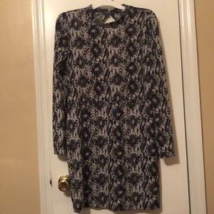 H&M Snakeprint Open Back Dress Size 12